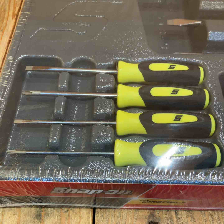 【未使用品】スナップオン(Snap-on)コンビネーションソフトグリップドライバー10本セット SGDX6040BHV ハイビジ【所沢店】