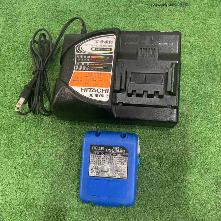 【現状品】◇ハイコーキ(HIKOKI ※旧:日立工機) コードレスディスクグラインダ G14DBVL(NN)グリーン 本体のみ 保証なし【川口店】