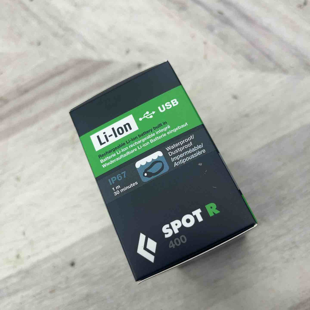 Black Diamond スポット400-R グラファイト マイクロUSBポートを備えた充電式モデル!!【越谷店】