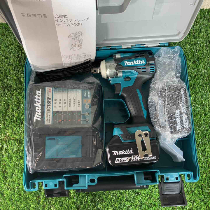 ★マキタ(makita)18V コードレスインパクトレンチ TW300DRGX 純正バッテリー付属【戸田店】