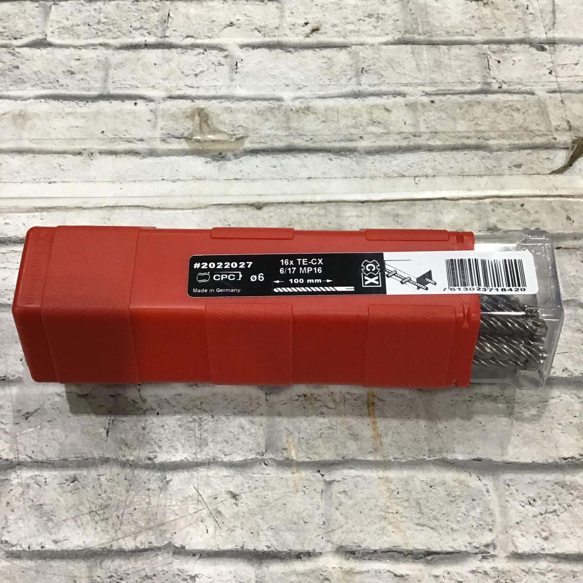 HILTI コンクリート用SDSプラスドリルビット 16本入り TE-CX6/17 MP16