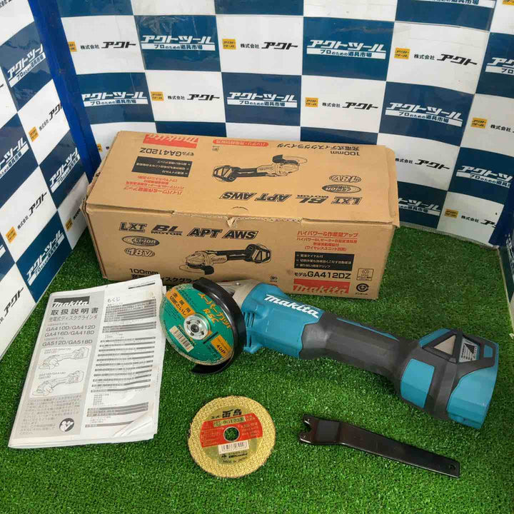 ★マキタ(makita) 100mmコードレスディスクグラインダ GA412DZ【草加店】