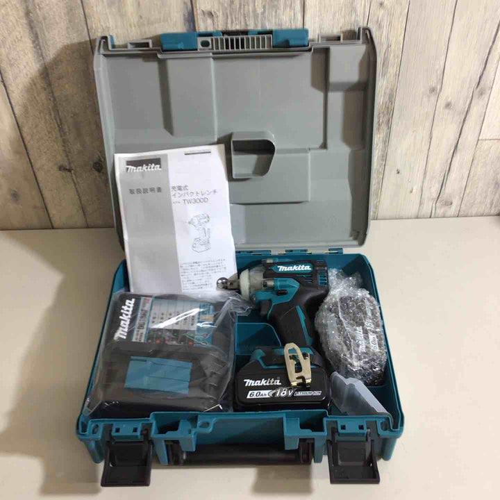 【未使用品】★純正バッテリー2個&充電器付き フルセット★マキタ(makita) コードレスインパクトレンチ TW300DRGX【戸田店】