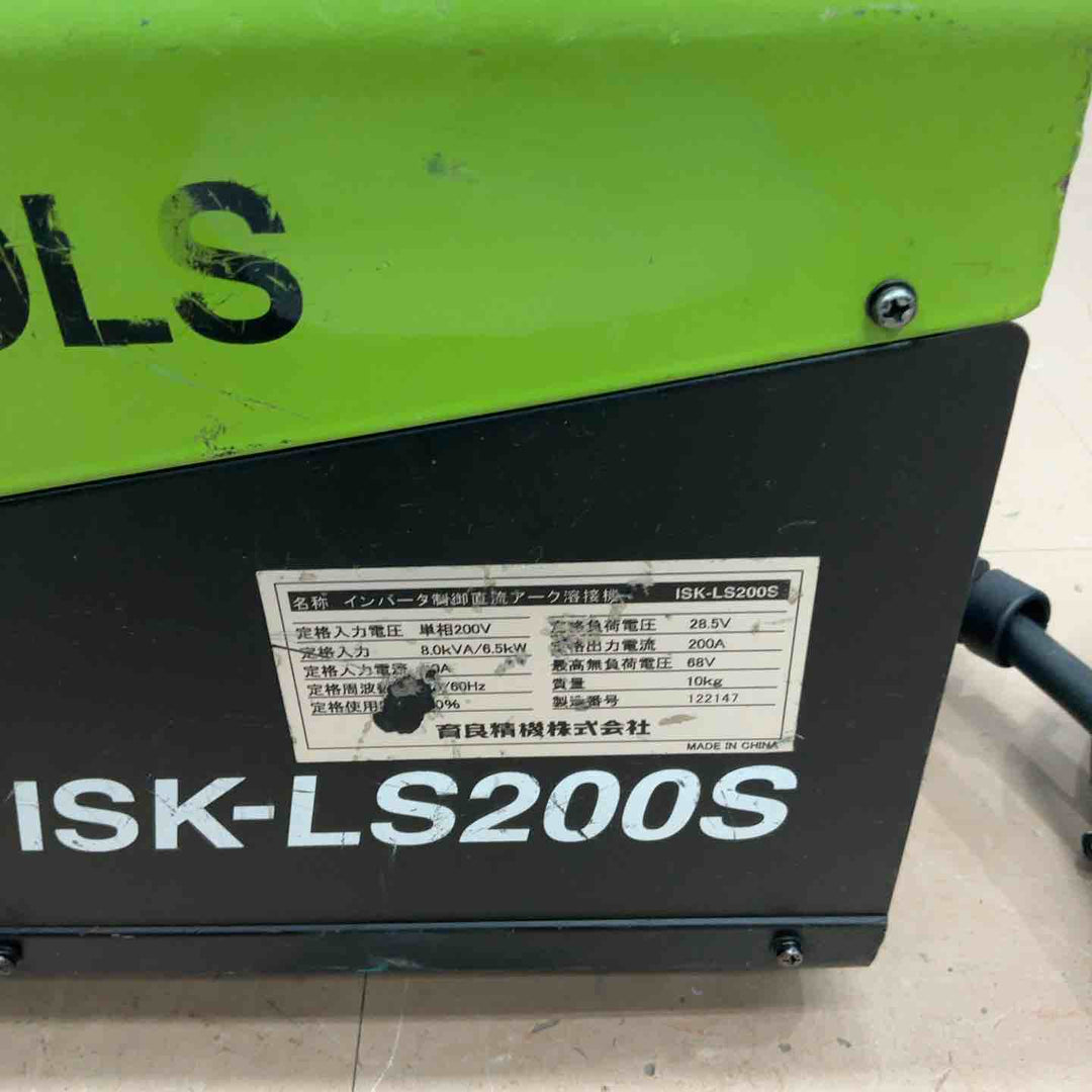 育良精機 インバーターライトアーク溶接機 ISK-LS200S【草加店】