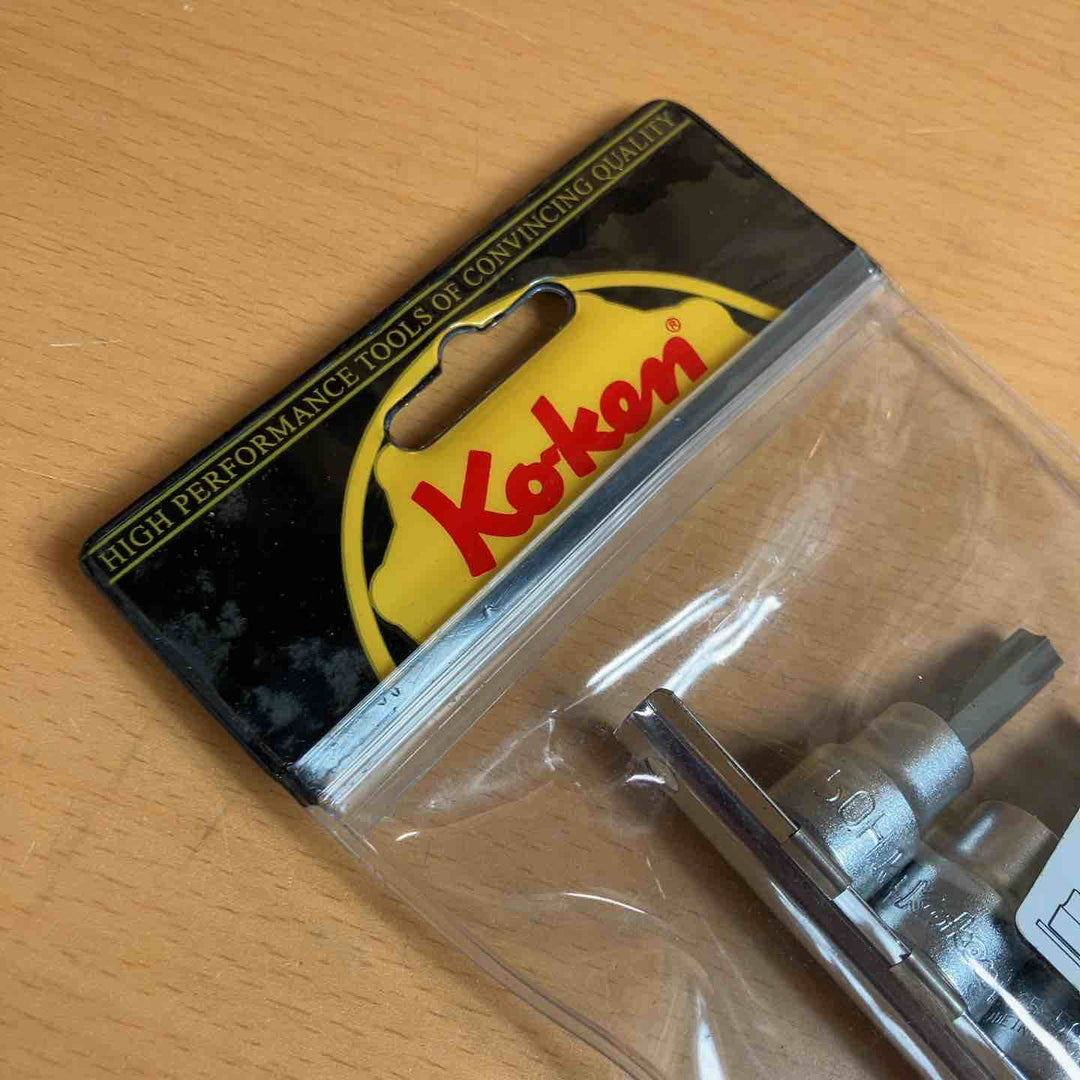 コーケン 3/8(9.5mm)SQ. イジリ止めトルクスビットソケットレールセット 全長50mm 9ヶ組 RS3025/9-HOLE【越谷店】