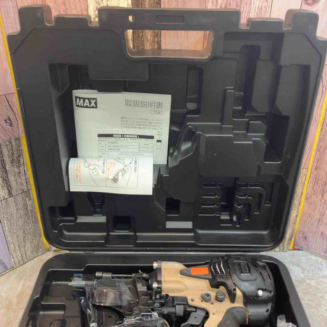 ★マックス(MAX) 高圧エア釘打ち機 HN-75N4(D)_サンドベージュ【八潮店】