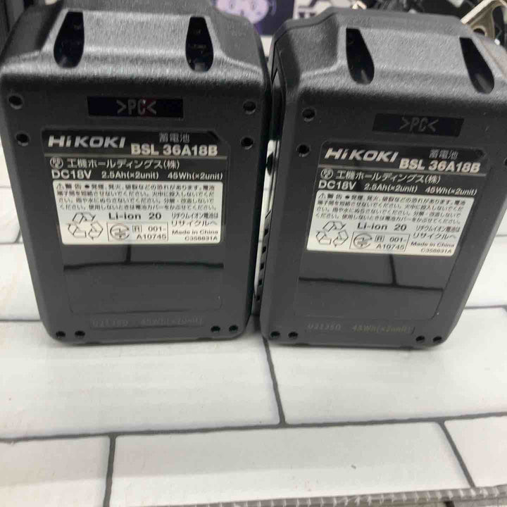 ★ハイコーキ(HIKOKI ※旧:日立工機) コードレス丸のこ C3606DA(SK)(2XPBS)【所沢店】