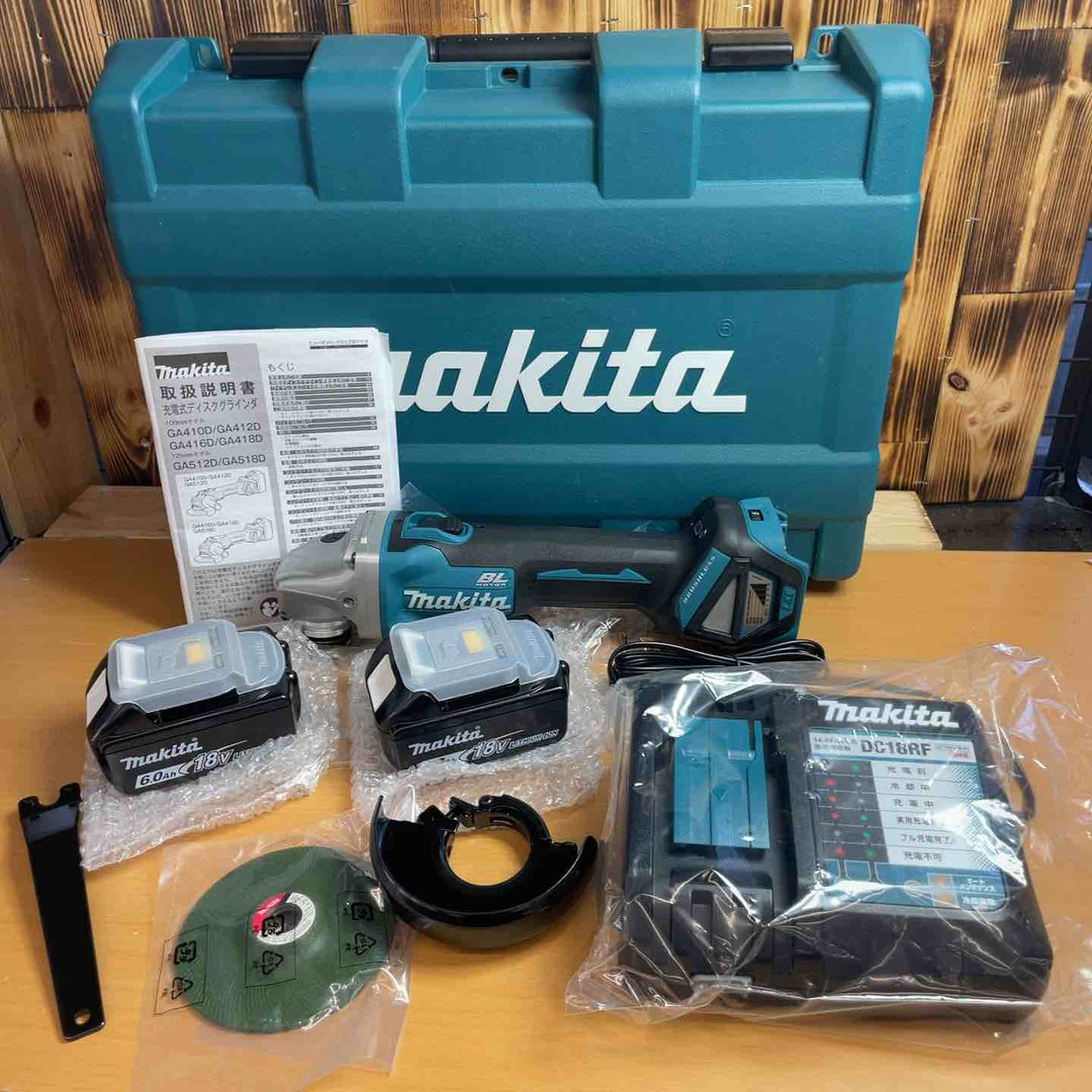 ★マキタ(makita) 100mmコードレスディスクグラインダ GA412DRGX【越谷店】