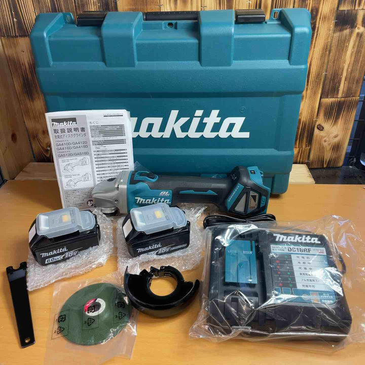 ★マキタ(makita) 100mmコードレスディスクグラインダ GA412DRGX【越谷店】