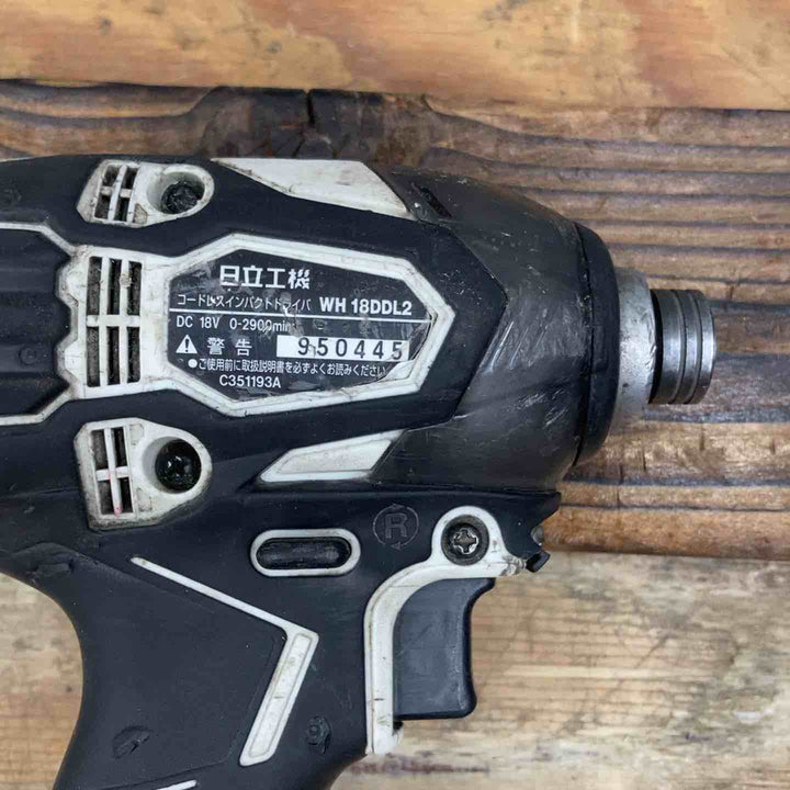 【中古品】★ハイコーキ(HIKOKI ※旧:日立工機) コードレスインパクトドライバー WH18DDL2(2LYPK)(S) 18V フルセット【柏店】