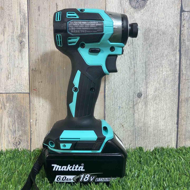★マキタ(makita) 18Vコードレスインパクトドライバ TD173DGXTB ターコイズブルー 限定色【戸田店】