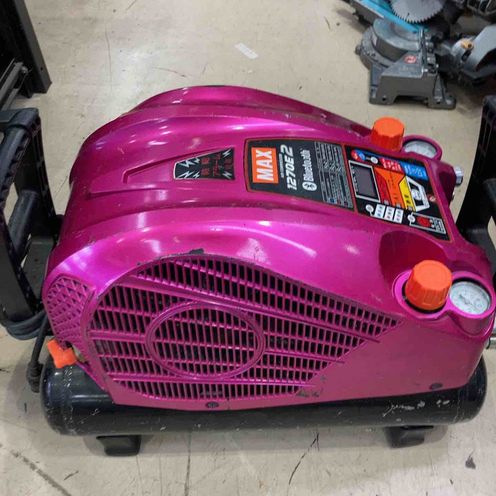 ◇マックス(MAX) 高圧専用エアコンプレッサー AK-HH1270E2 ブライトマゼンタ【町田店】