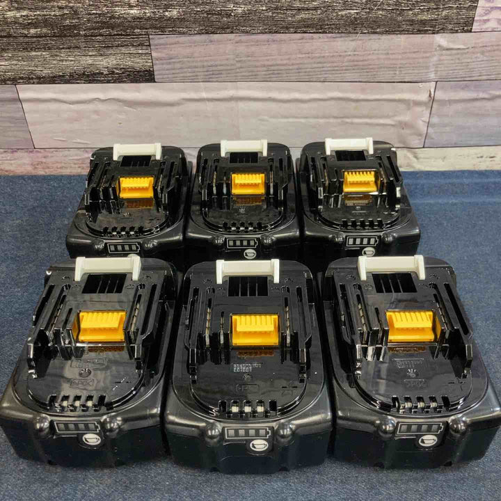 【未使用品】6個セット マキタ makita リチウムイオンバッテリー 18V 6.0Ah BL1860B【八潮店】