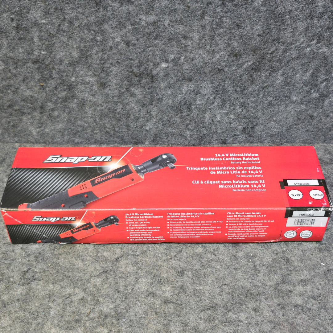 【未使用品】スナップオン(Snap-on) コードレスラチェットレンチ CTR861ADB レッド 本体のみ【桶川店】