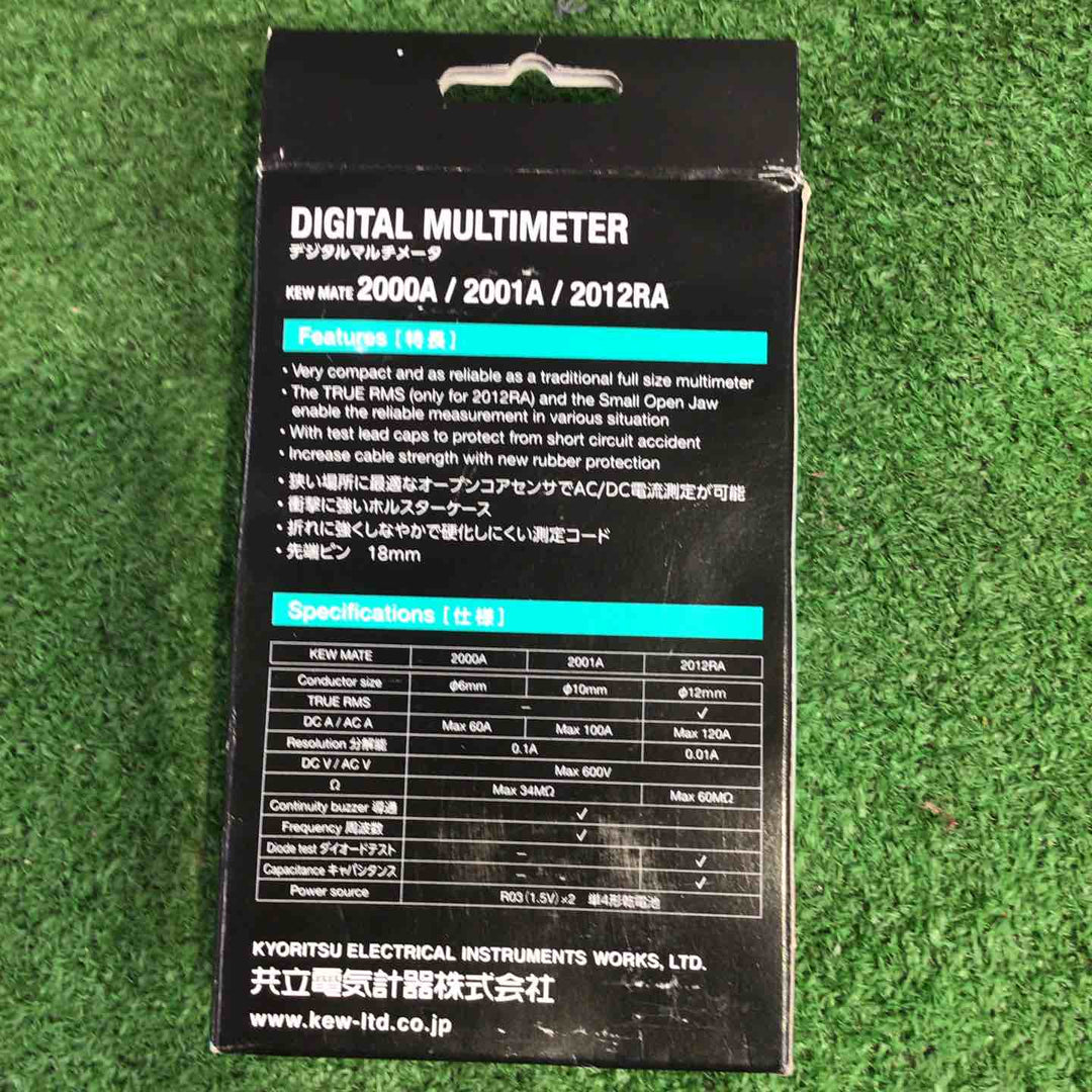 ◇共立電気計器 AC/DCクランプ付デジタルマルチメータ(RMS) KEWMATE 2012RA【町田店】