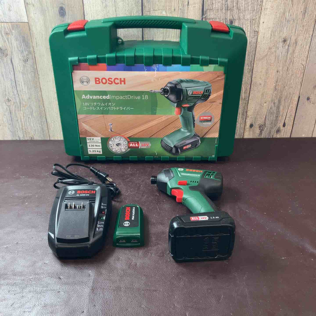 中古品】 ボッシュ(BOSCH) 18Vバッテリーインパクトドライバー IPD118 