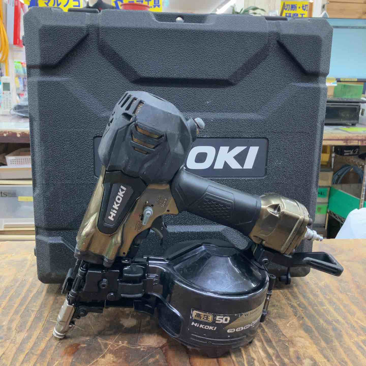 ★ハイコーキ(HIKOKI ※旧:日立工機) 高圧エア釘打ち機 NV50HR2(S)【柏店】