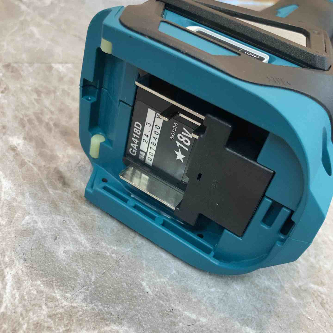 ★マキタ(makita) 100mmコードレスディスクグラインダ GA418DRGX【八潮店】