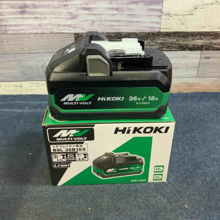 ★ハイコーキ(HIKOKI ※旧:日立工機) リチウムイオンバッテリー 36V/4.0Ah BSL36B18X【八潮店】