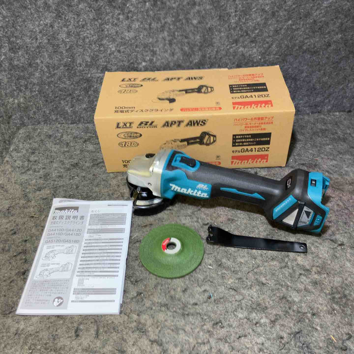 ★マキタ(makita) 100mmコードレスディスクグラインダ GA412DZ【桶川店】