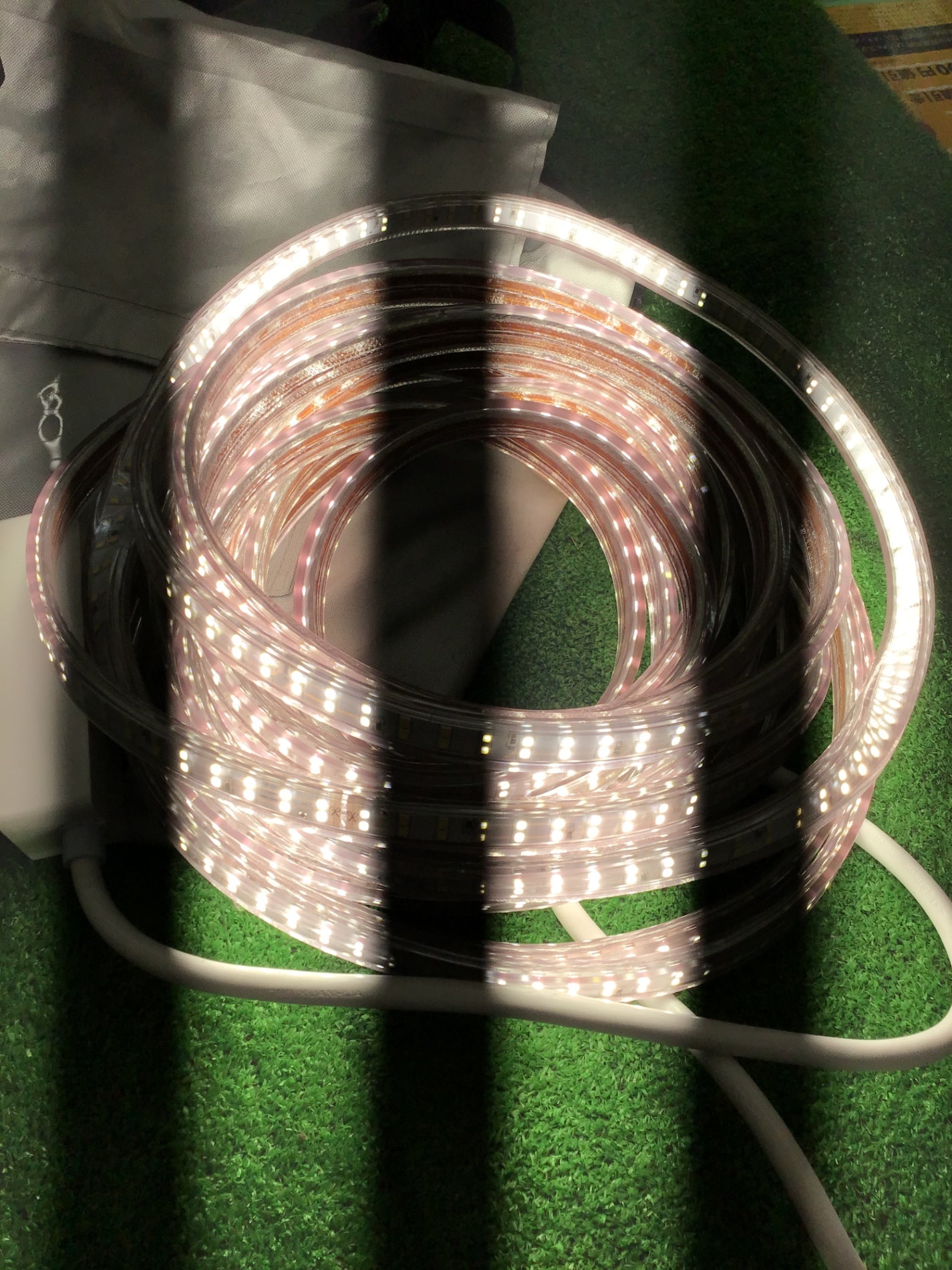 ハタヤ LEDテープライト 10m 片面発光 白色 電源コード付き 【桶川店