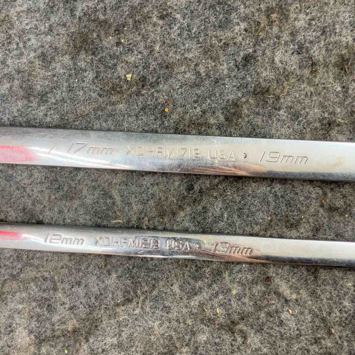 Snap-on スナップオン メガネレンチ ストレート 2本セット XDHFMI719・ XDHFMI213【鴻巣店】