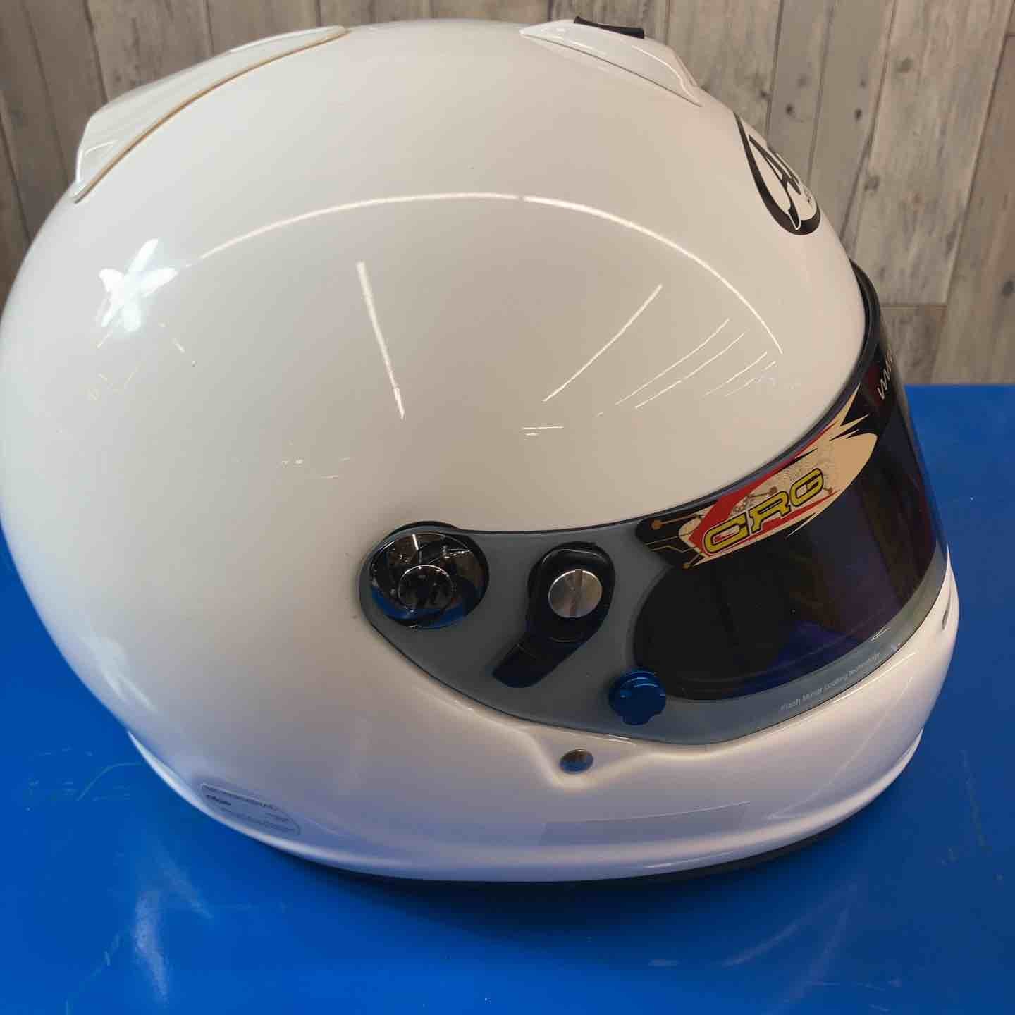 中古美品】 Arai/アライ(ヘルメット) GP-6S-8859 白 L(59cm) 【東大和