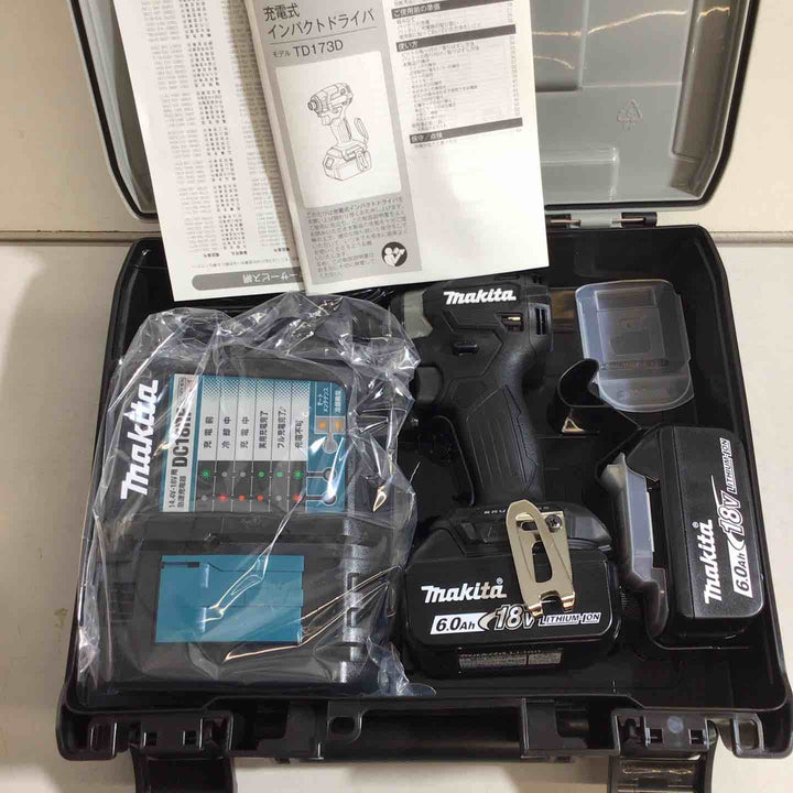 【未使用品】マキタ(makita) コードレスインパクトドライバー TD173DRGXB ブラック 黒 3台セット【戸田店】