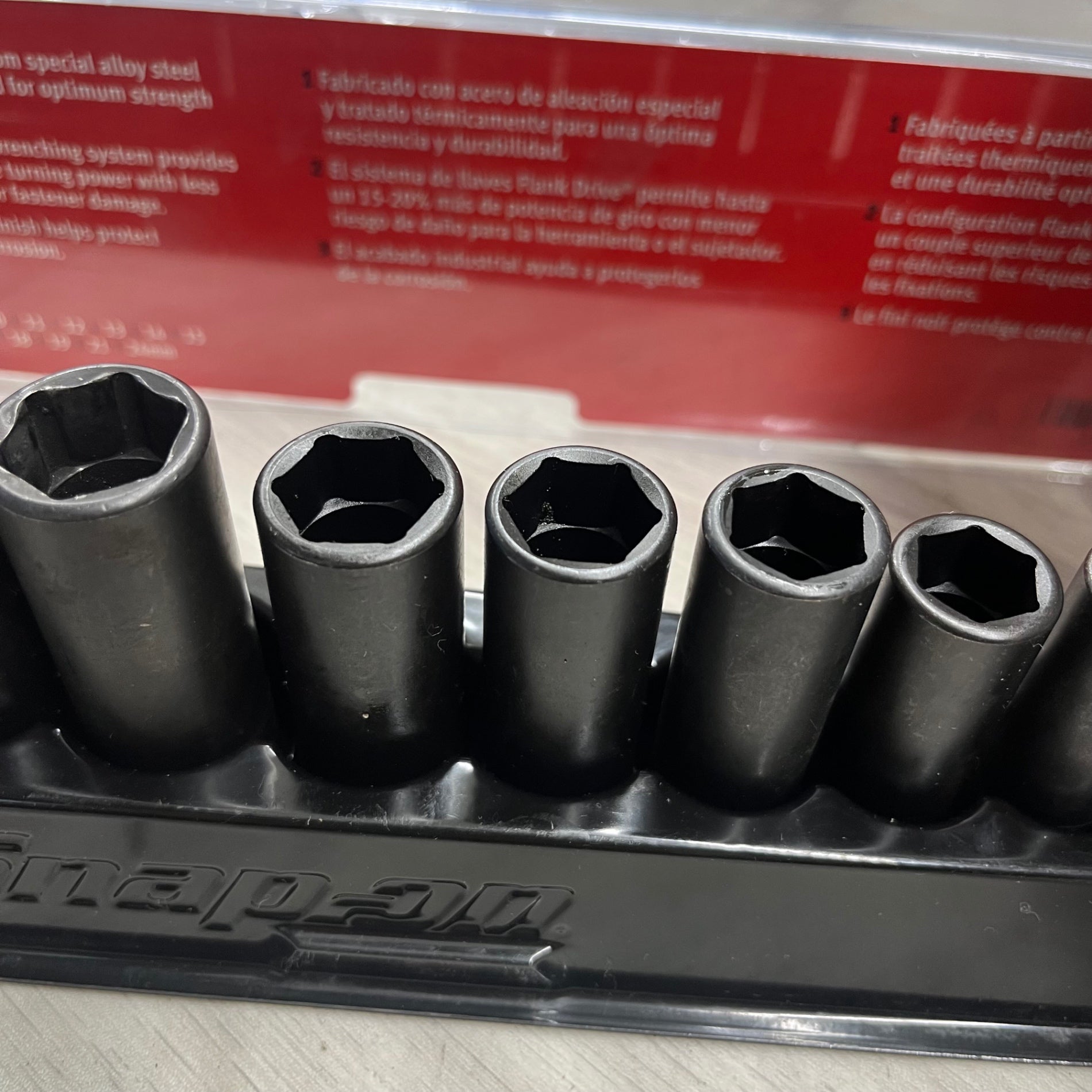 スナップオン　214SIMFMYA　ディープインパクト ソケットセット　未使用　未開封 【ハンズクラフト宜野湾店】 SNAP-ON 3/8dr 6角ディープインパクトソケットセット ミリ 214SIMFMYA