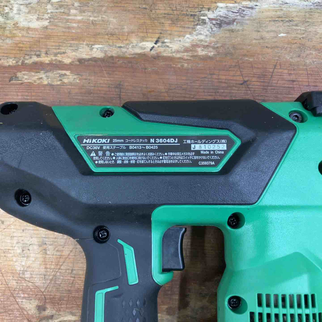 ★ハイコーキ(HIKOKI ※旧:日立工機) コードレスタッカ N3604DJ(NNK)【柏店】