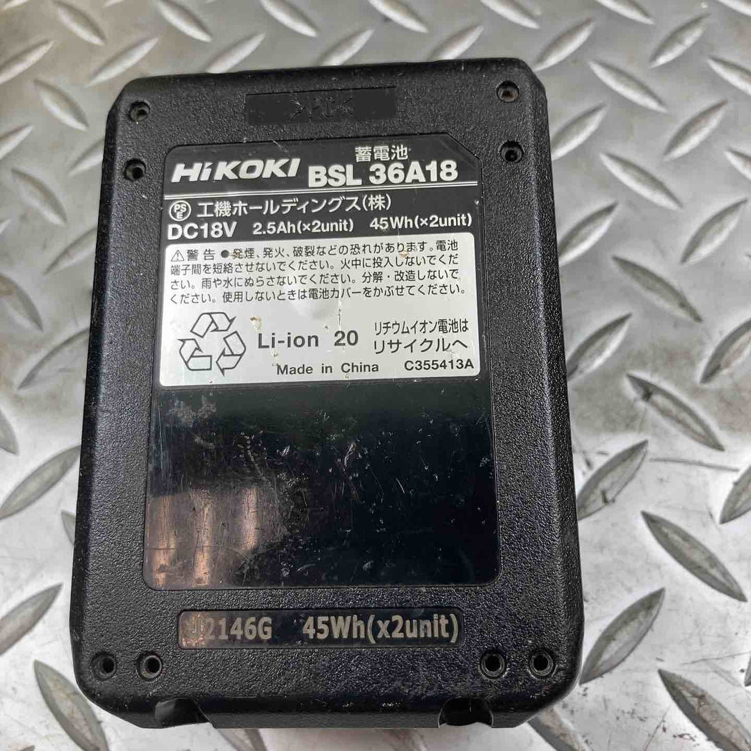 ハイコーキ(HIKOKI ※旧:日立工機) コードレスインパクトドライバー WH36DA(2XPB)【川崎店】