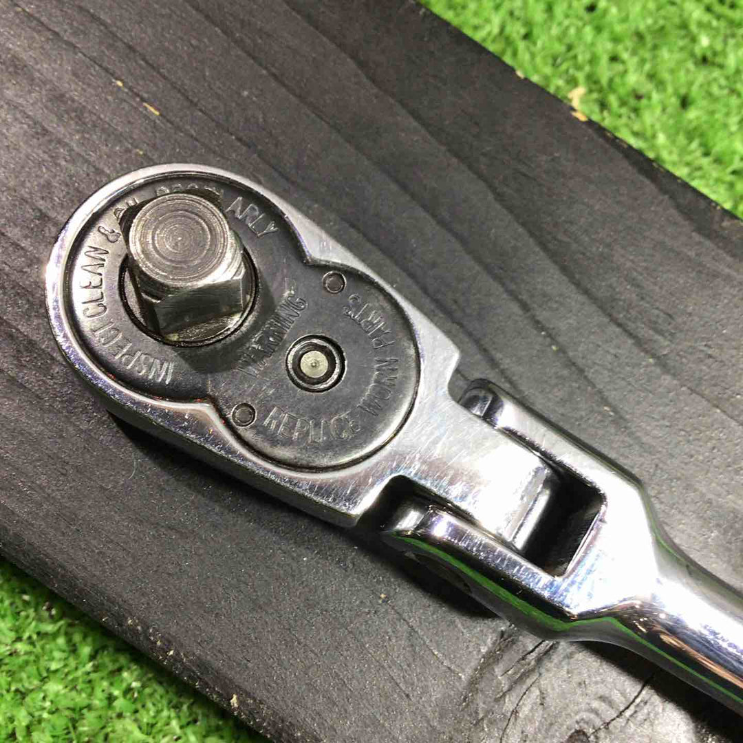 スナップオン(Snap-on) 3/8”首振りラチェットハンドル F735B 【川口店】