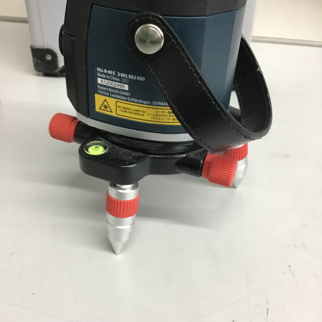 【中古品 美品】○ボッシュ BOSCH 電子整準方式 ・レーザー墨出し器 GLL8-40E【戸田店】