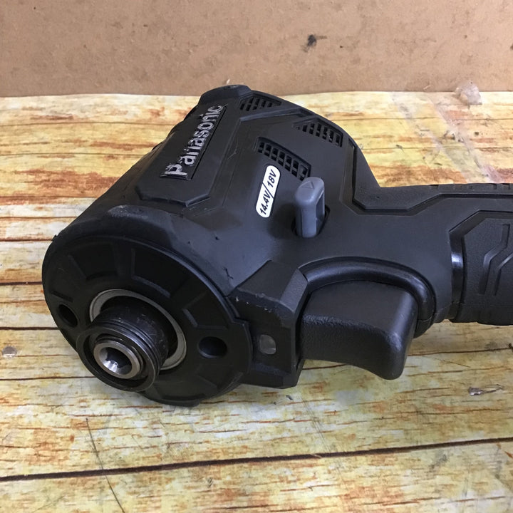 〇パナソニック 充電インパクトドライバー EZ1PD1 +BRAIN 18V5.0Ahバッテリー2個 アタッチメント付 EXENA Pシリーズ ブラック EZ1PD1J18A1B【川崎店】