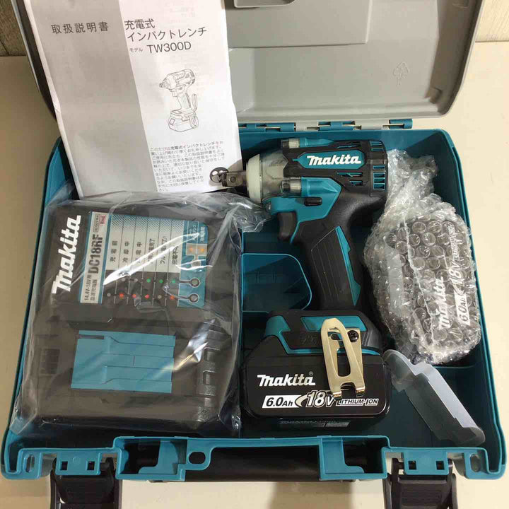 【未使用品】★純正バッテリー2個&充電器付き フルセット★マキタ(makita) コードレスインパクトレンチ TW300DRGX【戸田店】
