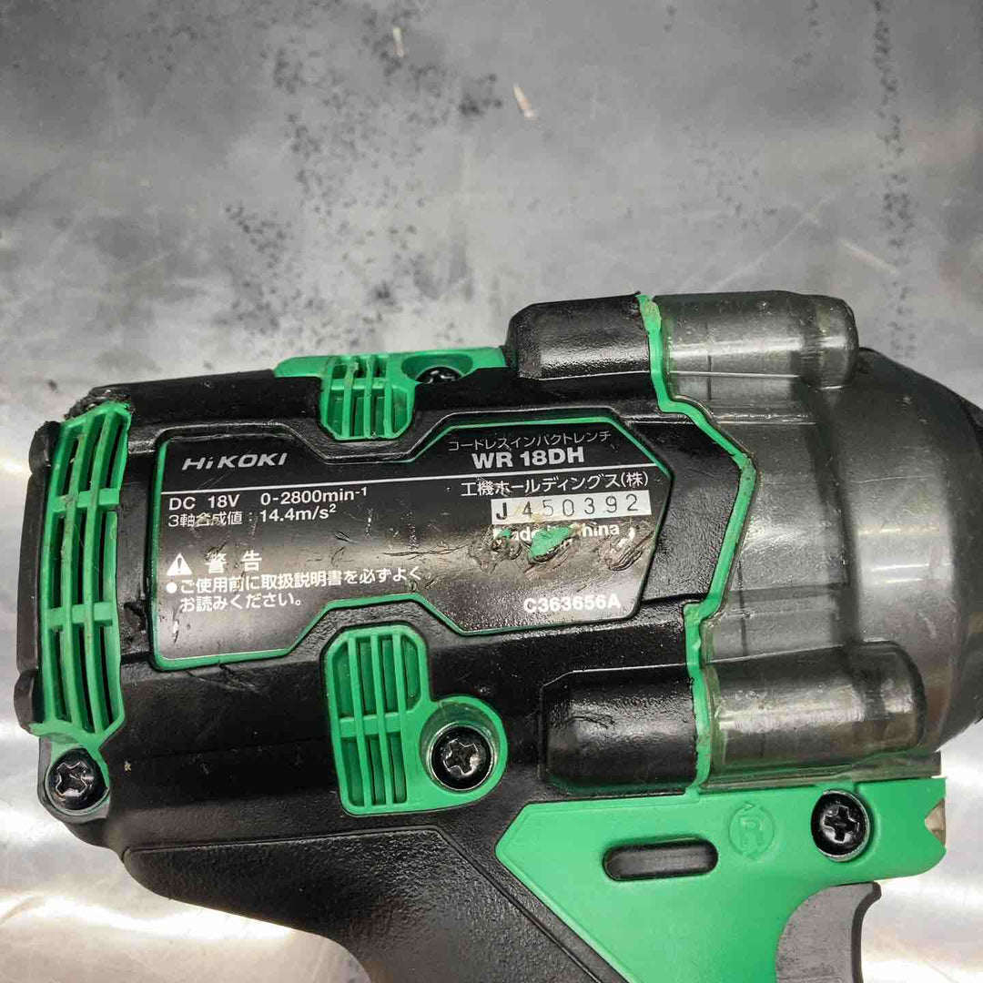 ◇HiKOKI(ハイコーキ) 18V コードレスインパクトレンチ WR18DH(NN)【川越店】