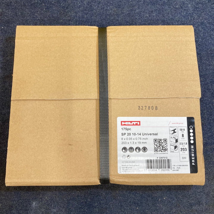 〇ヒルティ(HILTI) レシプロソーブレード SP20 10-14Univaesal(175pc) 203mm×1.3mm×19mm #2267012【八潮店】