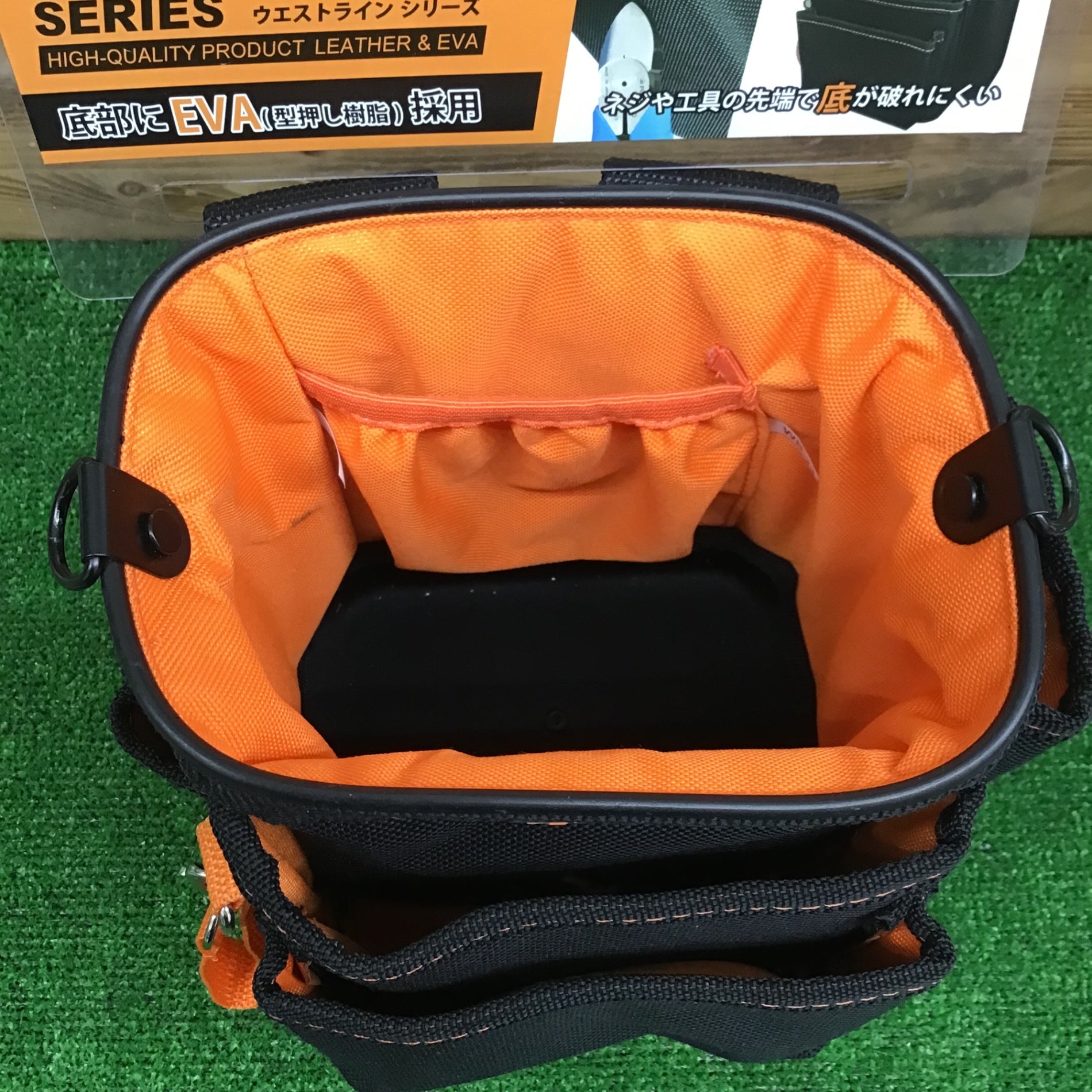 中古美品・現状品】 フジ矢/FUJIYA 布製電工バッグ3段タイプ WB-23