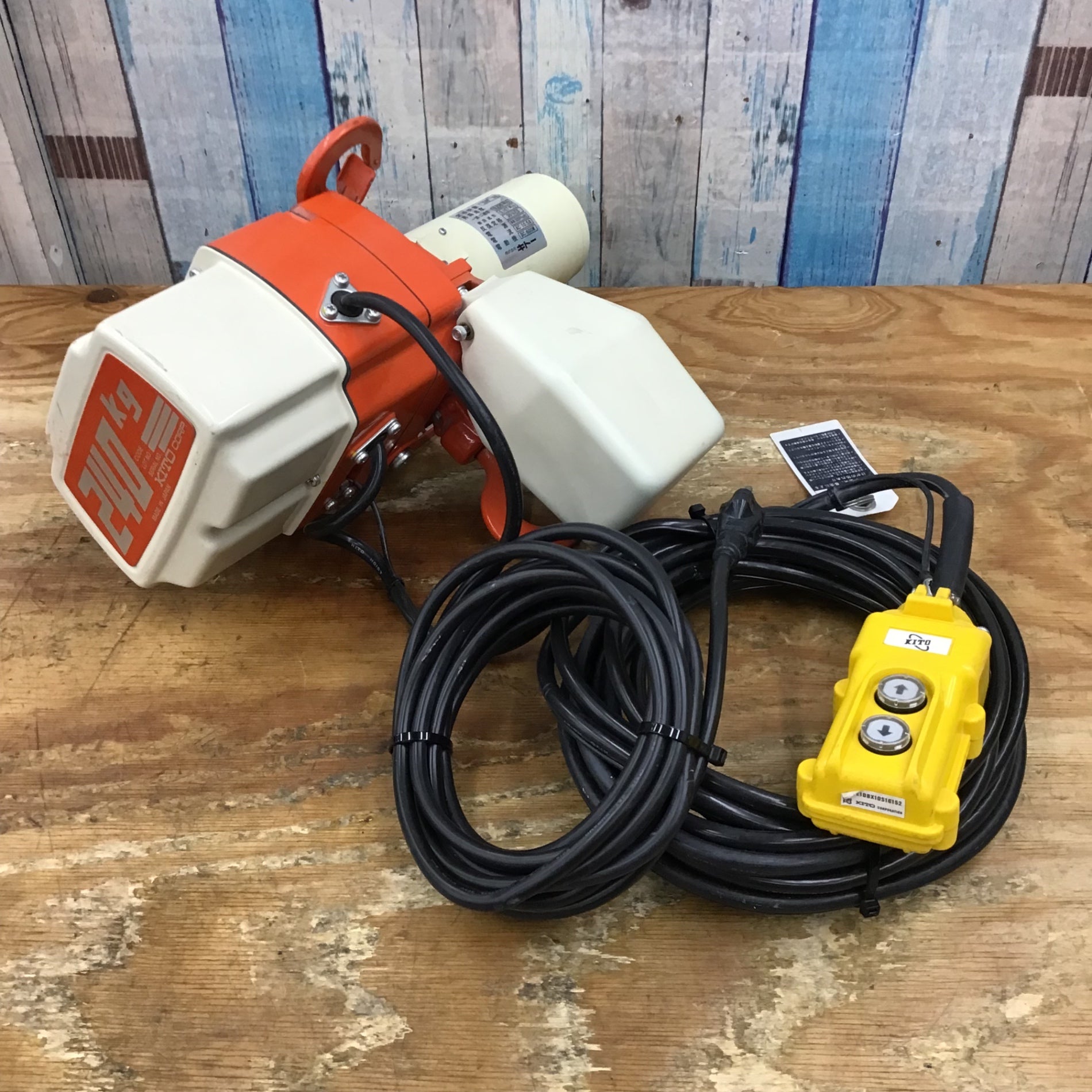 【中古品】キトー/KITO 電動チェーンホイスト ED24S 耐荷重240kg【柏店】