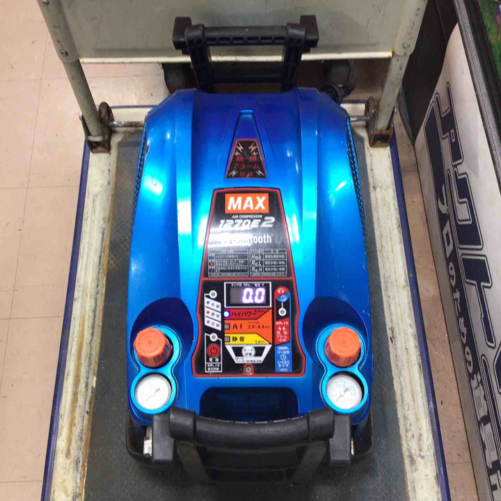 ◇マックス(MAX) 高圧専用エアコンプレッサー AK-HH1270E2 アクアブルー【草加店】