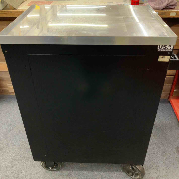 【店頭受取り限定】MACTOOLS マックツール 7ドロワー（7段）シングルバンク ロールキャビネット E2722-B-FBBL アルミ天板付き【柏店】