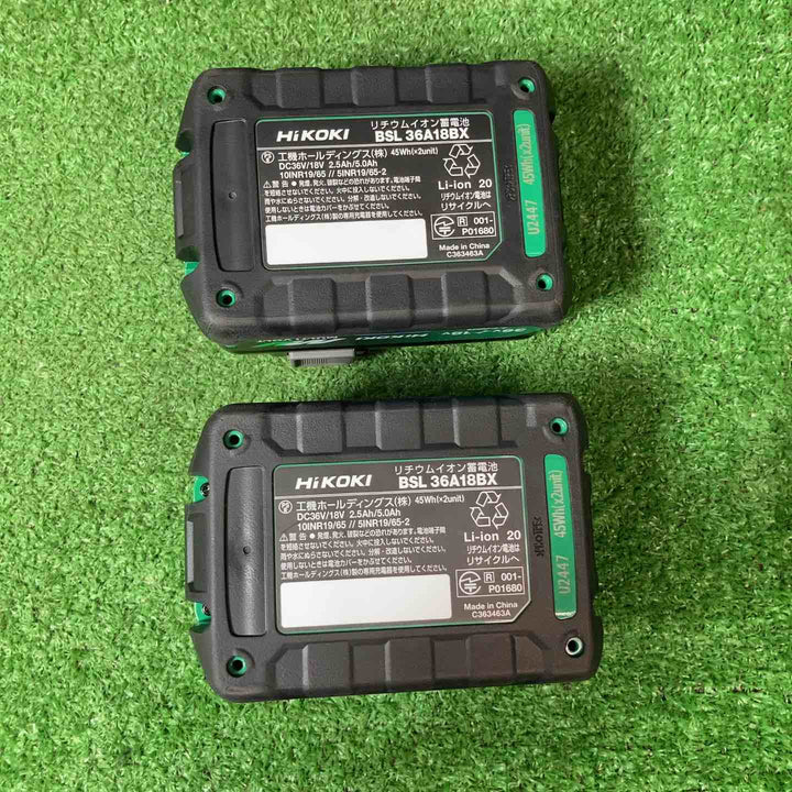 【美品】★ハイコーキ(HIKOKI ※旧:日立工機) コードレスインパクトドライバ フォレストグリーン WH36DD(2XHGSZ)【岩槻店】