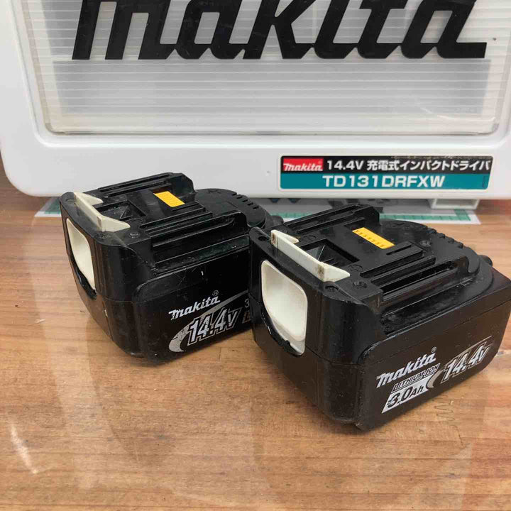 【中古品】★マキタ makita 14.4V コードレスインパクトドライバー TD130DRFX【八潮店】