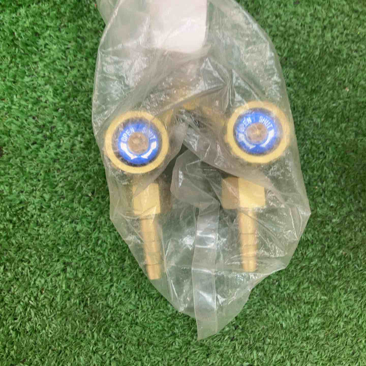 SUN/サン 二又バルブ 可燃ガスアセチレン用・酸素用セット YB-1×2、YB-2【川越店】