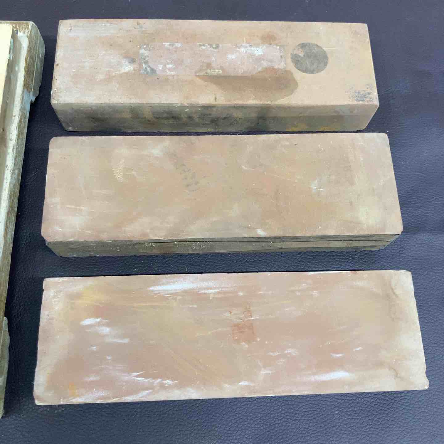 超お得】 【まとめ売り】 【中古品】 天然砥石 人口砥石 キング砥石5個