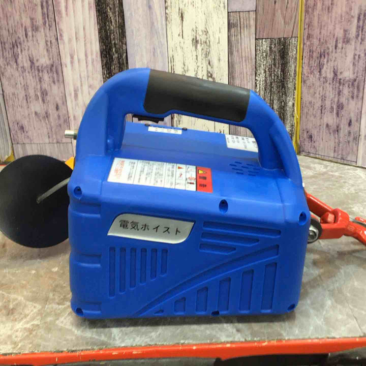 ▼電動ウインチ 電動ホイスト 100v 小型 ハンドウインチ  300kg【八潮店】