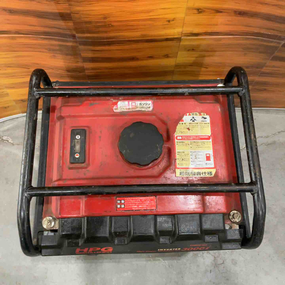【店頭受取り限定】◇ワキタ(MEIHO) インバーター式ガソリン発電機 HPG3000i 奥行48.4×高さ41.7×幅42cm【川口店】