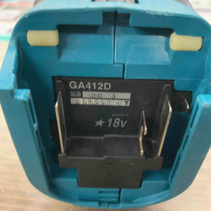 ★マキタ(makita) 100mmコードレスディスクグラインダ GA412DZ　本体のみ【戸田店】
