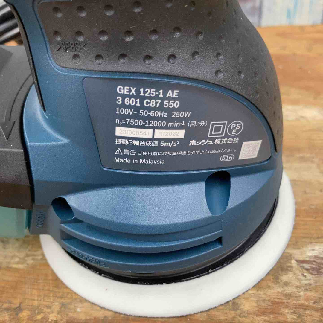 ◇ボッシュ(BOSCH) 吸じんランダムアクションサンダー GEX125-1AE【柏店】