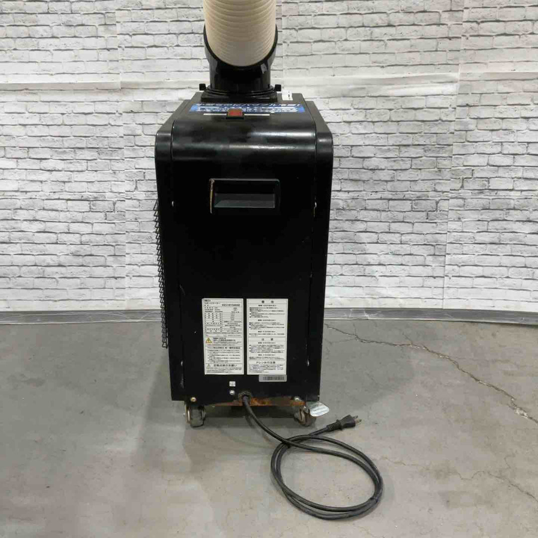 【店頭受取り限定】広電 スポットクーラー 小型 ブラック 板金ボディ 持ち運び簡単 防塵スイッチ 前面エアフィルタ付 KES181SMAB【川口店】